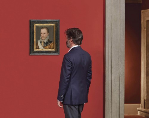 Tableaux et dessins Tableaux XVIe siècle - Portrait de Gaspard II de Coligny – Ecole de François Clouet XVIe siècle