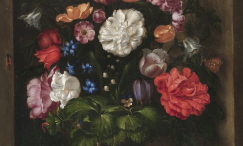 Still life with flowers and insects - attributed to Jacques de Gheyn II (1565 -1629) - 