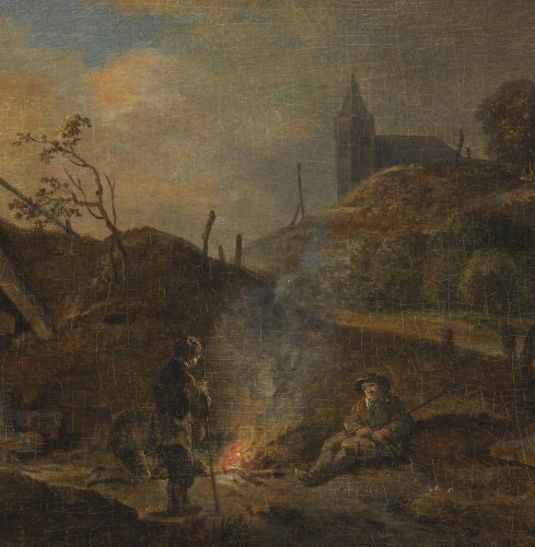 Tableaux et dessins Tableaux XVIIe siècle - Clair de lune – Aert van der Neer (1603/04 – 1677)
