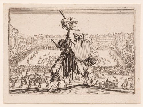 17th century - Les Caprices (three prints) - Jacques Callot, Nancy 1621