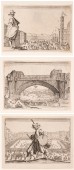 Les Caprices (trois estampes) – Jacques Callot, Nancy 1621