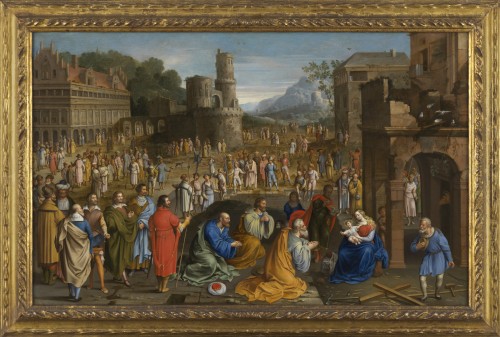 L'Adoration des Mages - Matteo Cristadoro (Agrigento c. 1635 - ?)