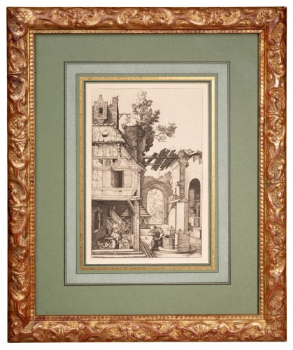 The Nativity - Albrecht Dürer, etching on papier vergé - Engravings & Prints Style 