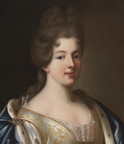 Tableaux et dessins Tableaux XVIIe siècle - Portrait de Marie-Adélaïde de Savoie vers 1700, attribué à Pierre Gobert