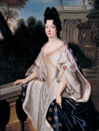 XVIIe siècle - Portrait de Marie-Adélaïde de Savoie vers 1700, attribué à Pierre Gobert