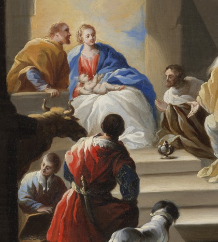 Tableaux et dessins Tableaux XVIIIe siècle - Adoration des Mages. Ecole française du XVIIIe siècle