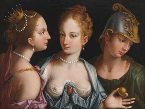 Le Jugement de Pâris – Seconde école de Fontainebleau - Tableaux et dessins Style 