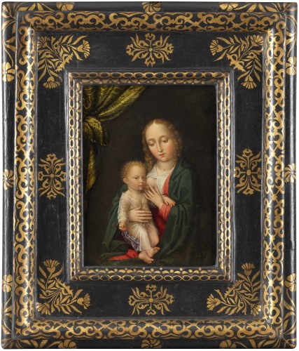 Vierge à l’Enfant (Maria Lactans) – École flamande vers 1560, suiveur de Gérard David