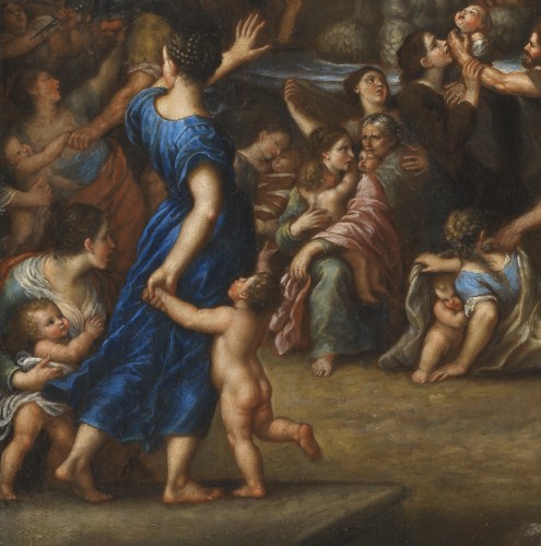 Tableaux et dessins Tableaux XVIIe siècle - Le Massacre des Innocents – Attribué à François Nicolas de Bar (c. 1632 – 1695)