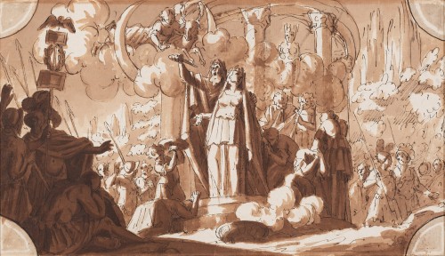 Le Sacrifice d’Iphigénie – Ecole italienne du XVIIIe siècle