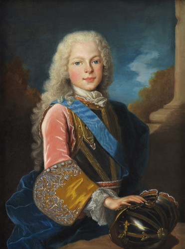Portrait of Fernand VI of Spain (1713 - 1759) - 18th century French school - Paintings & Drawings Style 