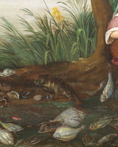 XVIIe siècle - Allégorie de l’eau - attribué à Adriaen van Stalbemt (1580 - 1662)