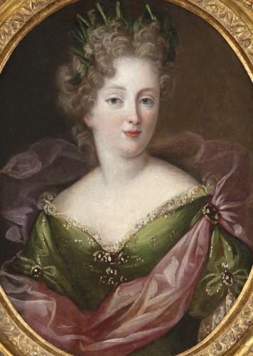 Mademoiselle de Fontanges – Atelier de François de Troy (1645 – 1730) - Tableaux et dessins Style Louis XIV