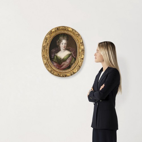 Tableaux et dessins Tableaux XVIIe siècle - Mademoiselle de Fontanges – Atelier de François de Troy (1645 – 1730)