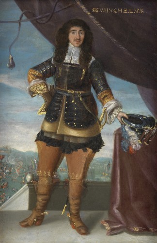 Commandant militaire devant le champ de bataille, David Teniers le Jeune (atelier de) - Tableaux et dessins Style 