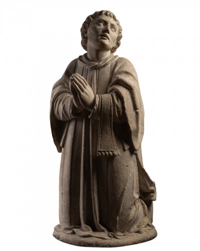 Saint homme en prière – France XVe siècle