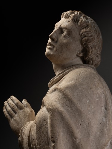 XIe au XVe siècle - Saint homme en prière – France XVe siècle
