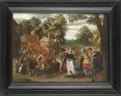 Réjouissances paysannes - Ecole flamande vers 1600, cercle de Marten van Cleve (1527 – 1577/81)