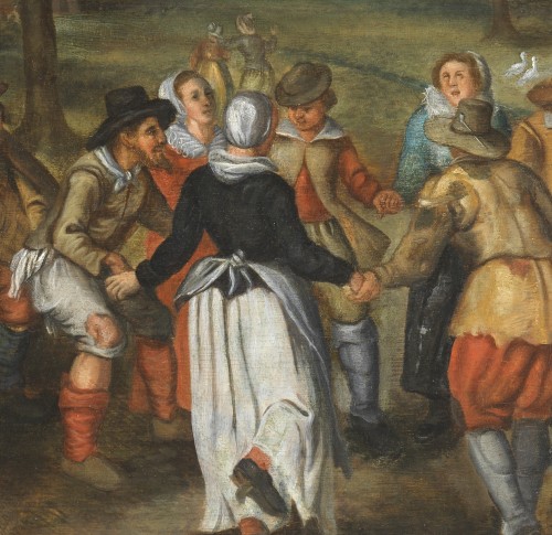Réjouissances paysannes - Ecole flamande vers 1600, cercle de Marten van Cleve (1527 – 1577/81) - 