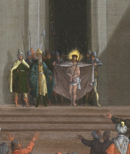 Antiquités - Ecce Homo – Ecole flamande du XVIIe siècle