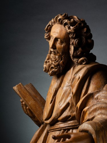 Antiquités - Saint apôtre, Allemagne du Sud fin du XVIIe siècle