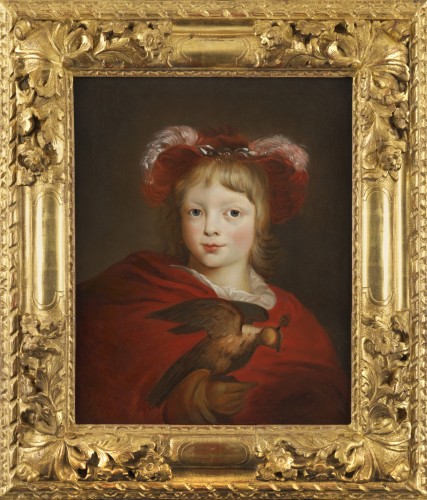 Young Prince with a Falcon. 17th-century Dutch School 