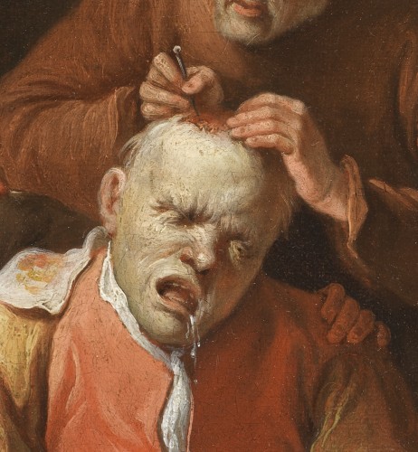 La Pierre de folie – École hollandaise du XVIIe siècle attribuée à Egbert van Heemskerck l’Ancien - Galerie Thierry Matranga