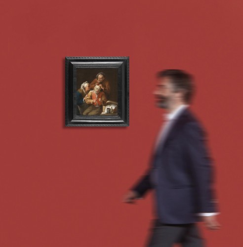 XVIIe siècle - La Pierre de folie – École hollandaise du XVIIe siècle attribuée à Egbert van Heemskerck l’Ancien