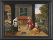 Jésus chez Marthe et Marie - Frans II Francken (1581–1642) et atelier