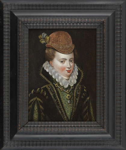 Portrait de dame, École française vers 1580