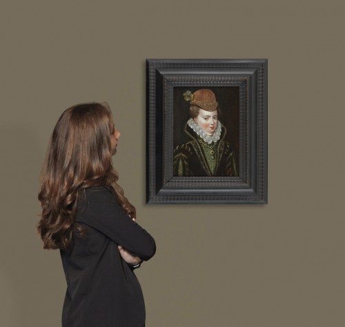 Portrait de dame, École française vers 1580 - Galerie Thierry Matranga