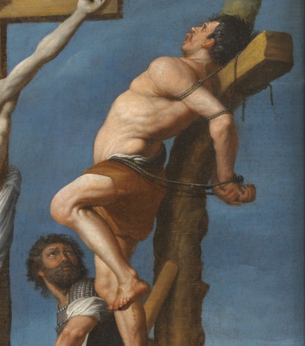 La Crucifixion ou « le Coup de lance », école lorraine du 17e siècle - Galerie Thierry Matranga