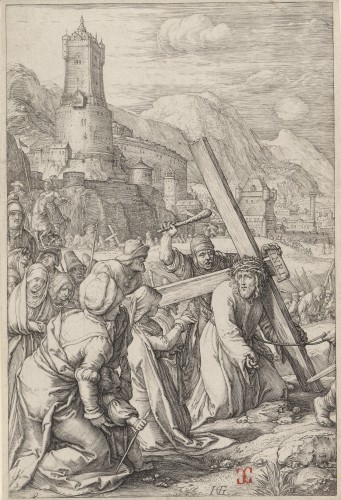 Le Portement de Croix – Hendrick Goltzius (1558 – 1617)