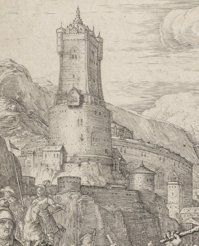 <= 16th century - Christ Carrying the Cross – Hendrick Goltzius (1558–1617)