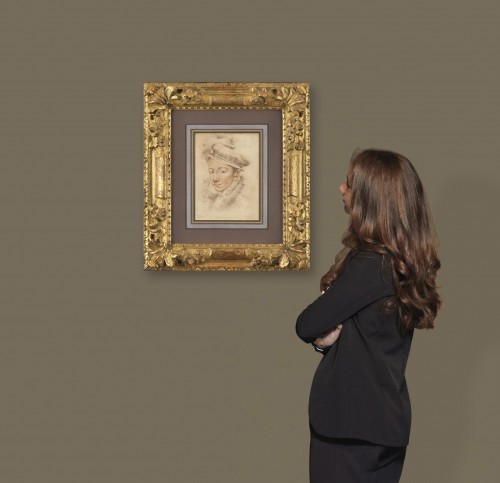 XVIe siècle et avant - Portrait de Charles IX, roi de France, France fin du XVIe début du XVIIe siècle suiveur de François Clouet