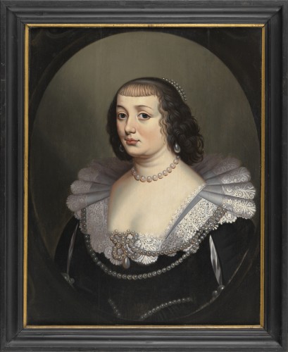 Tableaux et dessins Tableaux XVIIe siècle - Frédéric-Henri de Orange-Nassau et Amalia van Solms, école hollandaise du XVIIe siècle