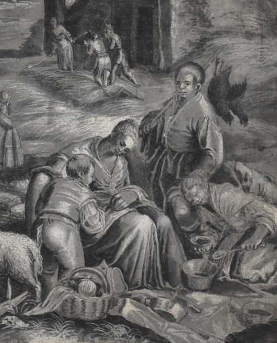 Allégorie de l’été – Ecole française du 18e siècle d’après Bassano - Galerie Thierry Matranga