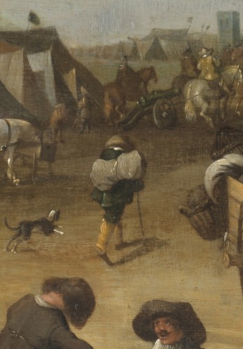 Le Camp militaire - Hendrick de Meijer (c. 1620 - avant 1690) - 