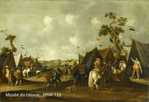 Antiquités - Le Camp militaire - Hendrick de Meijer (c. 1620 - avant 1690)
