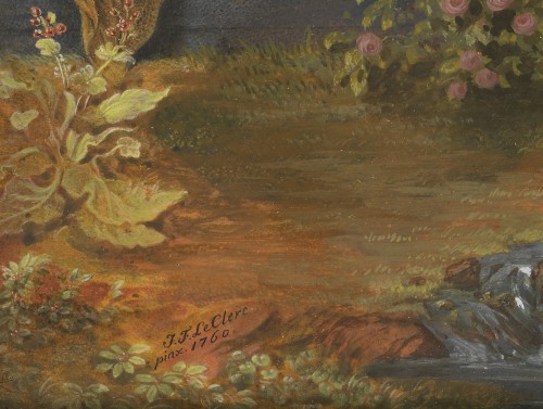 XVIIIe siècle - Déesse au bain – Jacques Sébastien Leclerc (1734 – 1785)