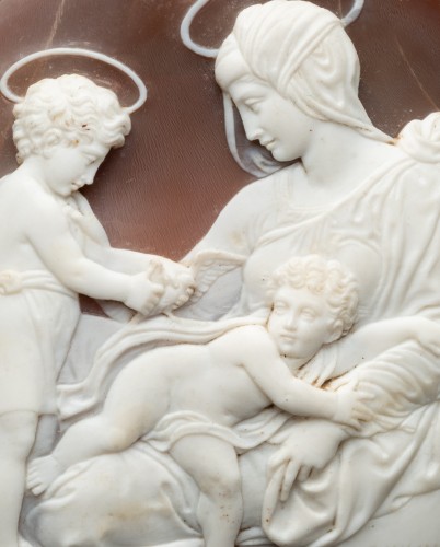 Vierge au chardonneret - Luigi Saulini (1819 – 1883) - Collections Style 