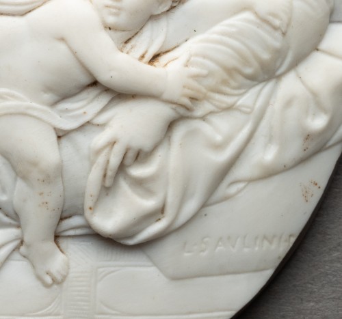 Collections  - Vierge au chardonneret - Luigi Saulini (1819 – 1883)