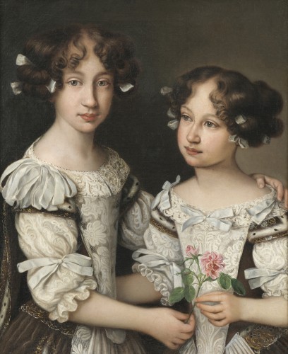 Deux princesses romaines - Ferdinand Voet (1639 – 1689) - Tableaux et dessins Style 