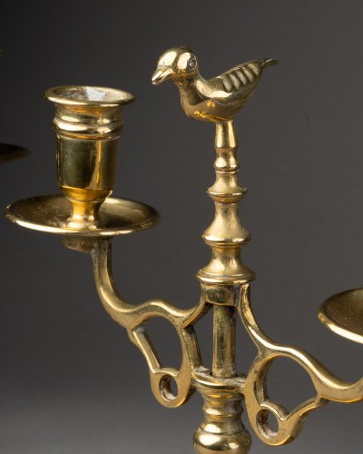 Paire de bougeoirs – Flandres XVIIe siècle - Galerie Thierry Matranga