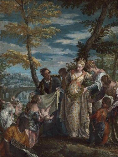 Moïse sauvé des eaux, attribué à Hans Rottenhammer (1564 – 1625) - 