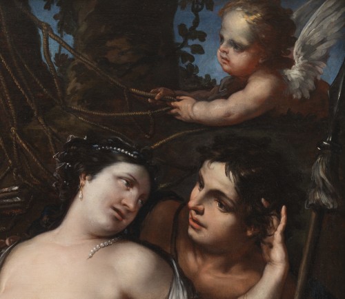 17th century - Venus And Adonis – Attributed To Antonio Bellucci (1654–1726) 