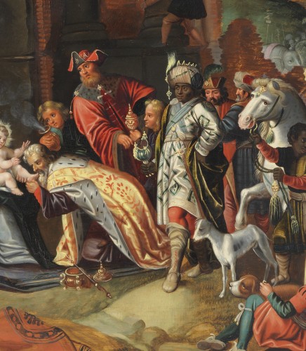 L’Adoration des Mages – Atelier d’Ambrosius I Francken (1544 – 1618) - Galerie Thierry Matranga