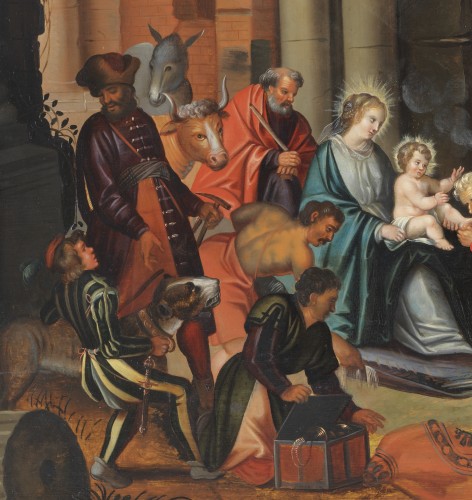 XVIe siècle et avant - L’Adoration des Mages – Atelier d’Ambrosius I Francken (1544 – 1618)