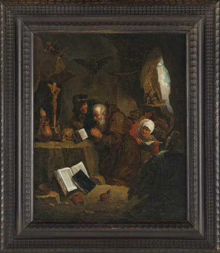 La Tentation de saint Antoine – Ecole flamande du XVIIe siècle