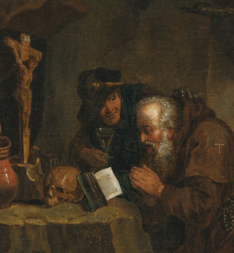 Paintings & Drawings  - The Temptation of Saint Anthony – 17th century Flemish School